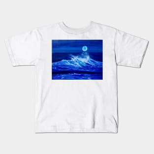 Moonlit Wave Kids T-Shirt